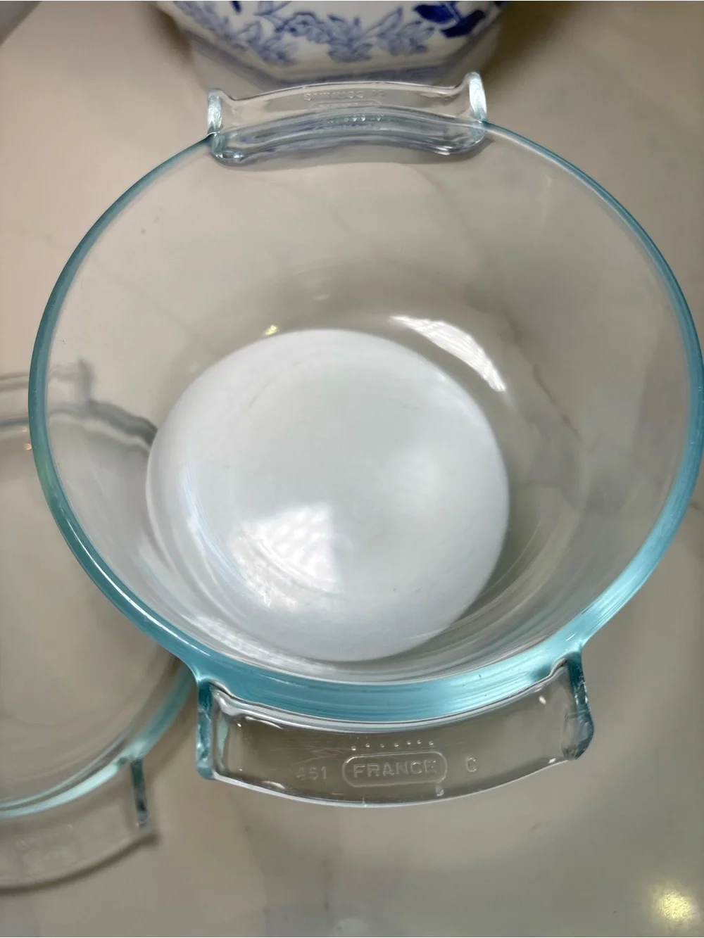PYREX de Corning France Clear Glass Casserole Dishes Set Lids #451 & #018 RARE